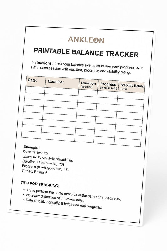 Printable Balance Tracker